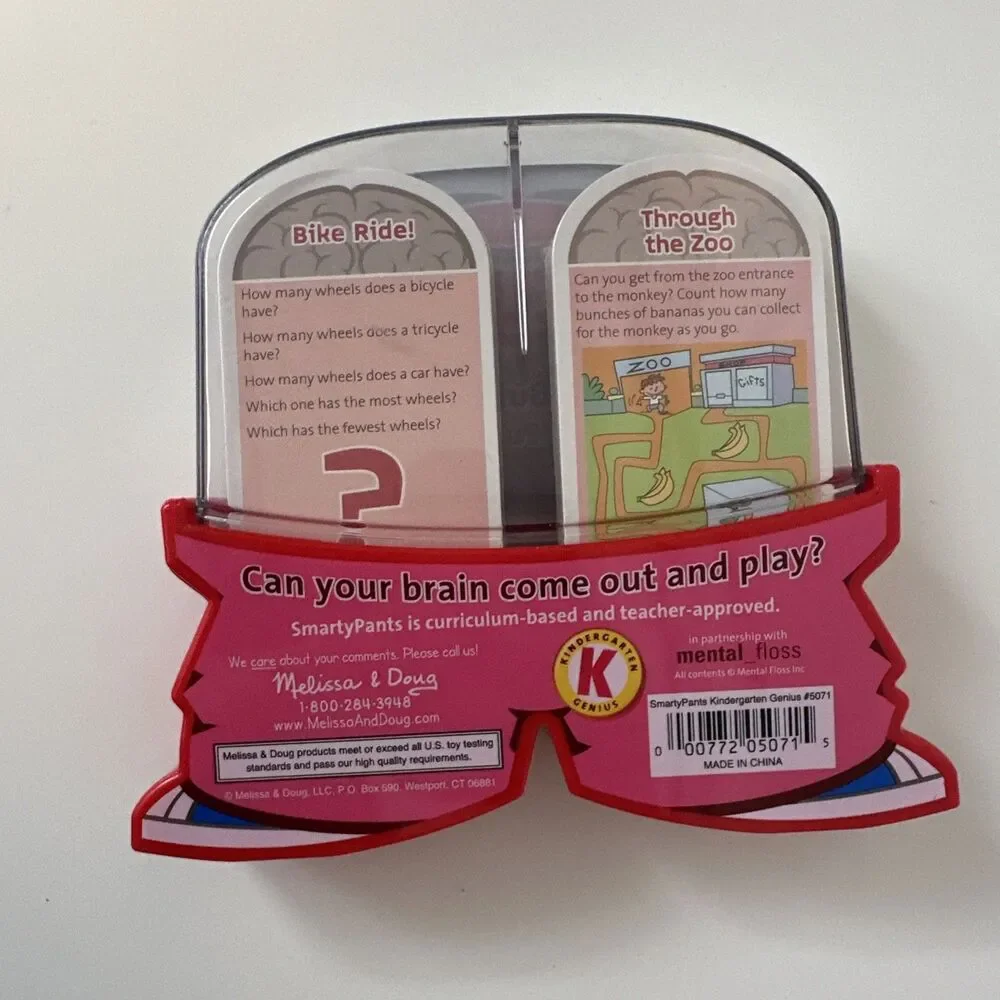 Melissa And Doug Smarty Pants Kindergarten Genius Brain Building Card Game NEW